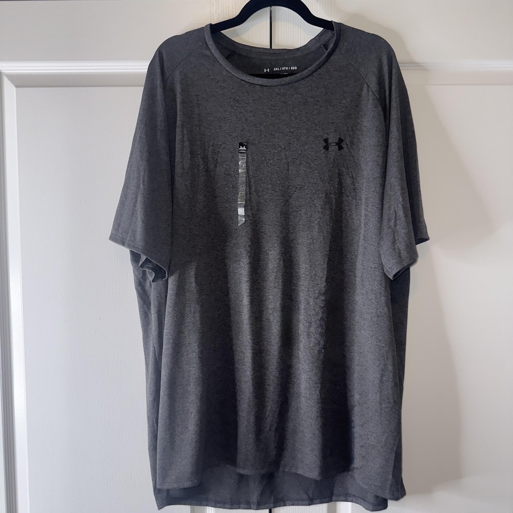 Under Armour Tech 2.0 Shirt Mens 3XL Gray Short Sleeve Athletic Training Tee